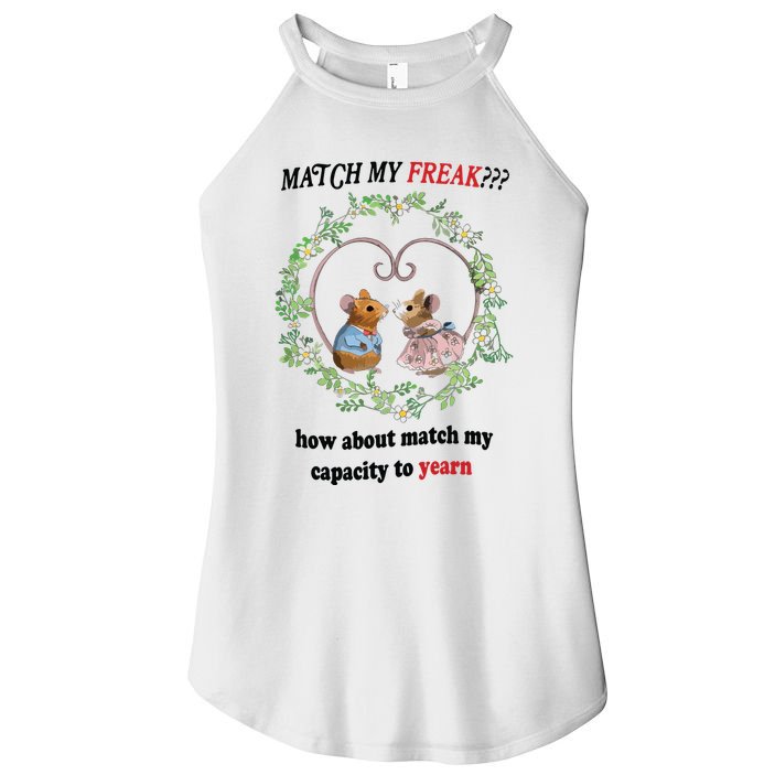 Match My Yearn Women's Perfect Tri Rocker Tank