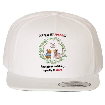 Match My Yearn Wool Snapback Cap