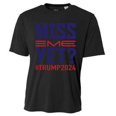 Miss Me Yet? Trump 2024 Graphic Cooling Performance Crew T-Shirt