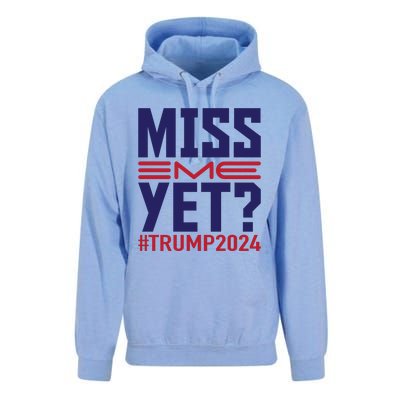 Miss Me Yet? Trump 2024 Graphic Unisex Surf Hoodie