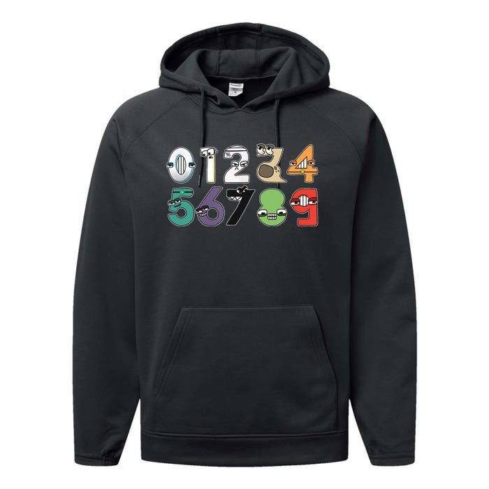 Math Number 09 Costume Boy Matching Number Lore Performance Fleece Hoodie