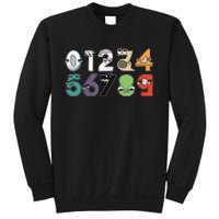 Math Number 09 Costume Boy Matching Number Lore Sweatshirt