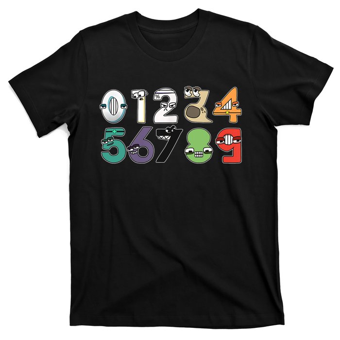 Math Number 09 Costume Boy Matching Number Lore T-Shirt