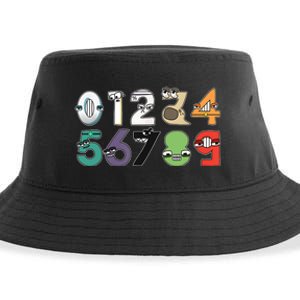 Math Number 09 Costume Boy Matching Number Lore Sustainable Bucket Hat