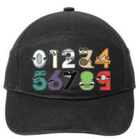 Math Number 09 Costume Boy Matching Number Lore 7-Panel Snapback Hat