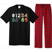 Math Number 09 Costume Boy Matching Number Lore Pajama Set