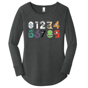 Math Number 09 Costume Boy Matching Number Lore Women's Perfect Tri Tunic Long Sleeve Shirt