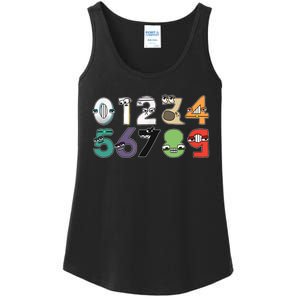 Math Number 09 Costume Boy Matching Number Lore Ladies Essential Tank