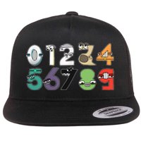 Math Number 09 Costume Boy Matching Number Lore Flat Bill Trucker Hat