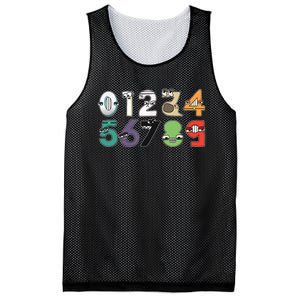 Math Number 09 Costume Boy Matching Number Lore Mesh Reversible Basketball Jersey Tank