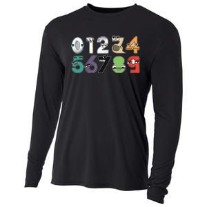 Math Number 09 Costume Boy Matching Number Lore Cooling Performance Long Sleeve Crew