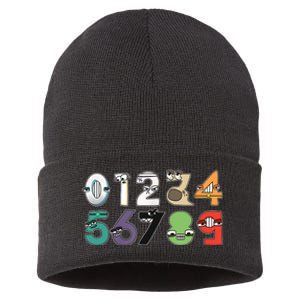 Math Number 09 Costume Boy Matching Number Lore Sustainable Knit Beanie