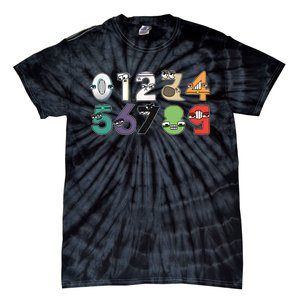 Math Number 09 Costume Boy Matching Number Lore Tie-Dye T-Shirt