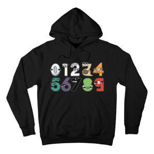 Math Number 09 Costume Boy Matching Number Lore Tall Hoodie