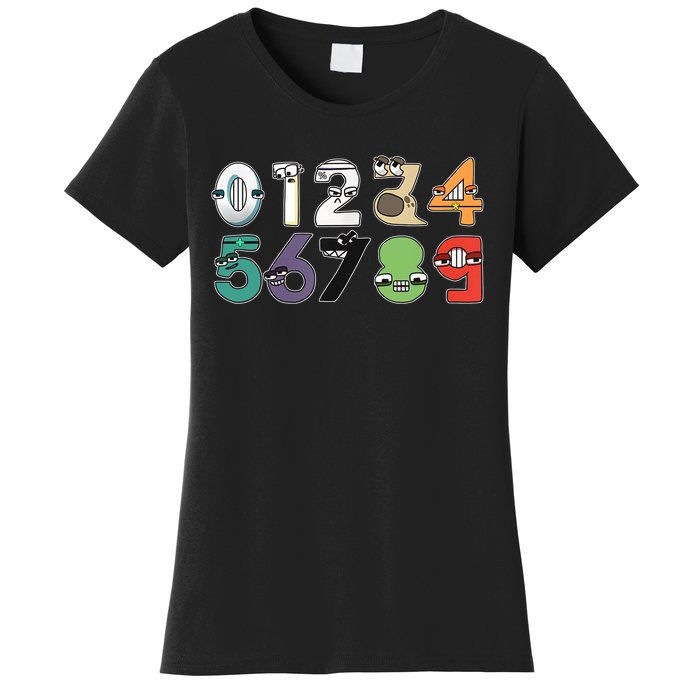 Math Number 09 Costume Boy Matching Number Lore Women's T-Shirt