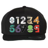 Math Number 09 Costume Boy Matching Number Lore Wool Snapback Cap