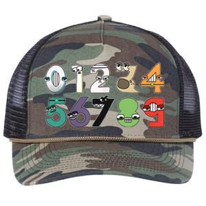 Math Number 09 Costume Boy Matching Number Lore Retro Rope Trucker Hat Cap