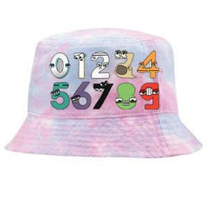 Math Number 09 Costume Boy Matching Number Lore Tie-Dyed Bucket Hat