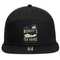 Mrs NesbitS 1995 Tea House Infinitea And Beyond 7 Panel Mesh Trucker Snapback Hat