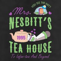 Mrs NesbitS 1995 Tea House Infinitea And Beyond 7 Panel Mesh Trucker Snapback Hat
