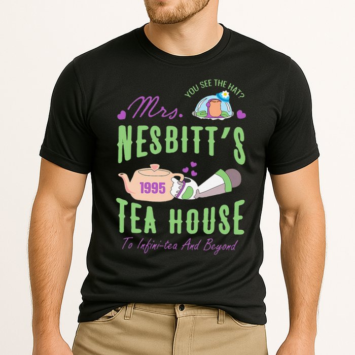Mrs NesbitS 1995 Tea House Infinitea And Beyond Cooling Performance Crew T-Shirt