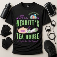 Mrs NesbitS 1995 Tea House Infinitea And Beyond Cooling Performance Crew T-Shirt