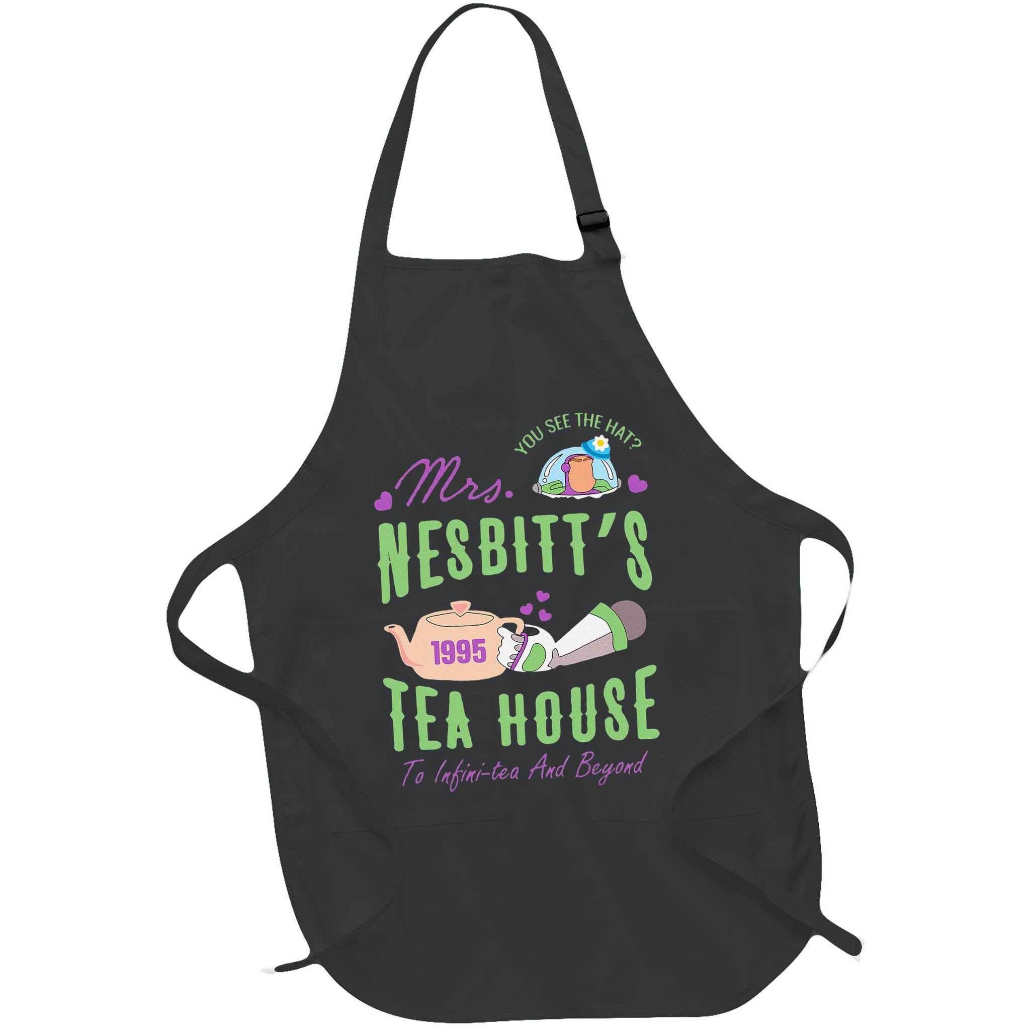 Mrs NesbitS 1995 Tea House Infinitea And Beyond Apron