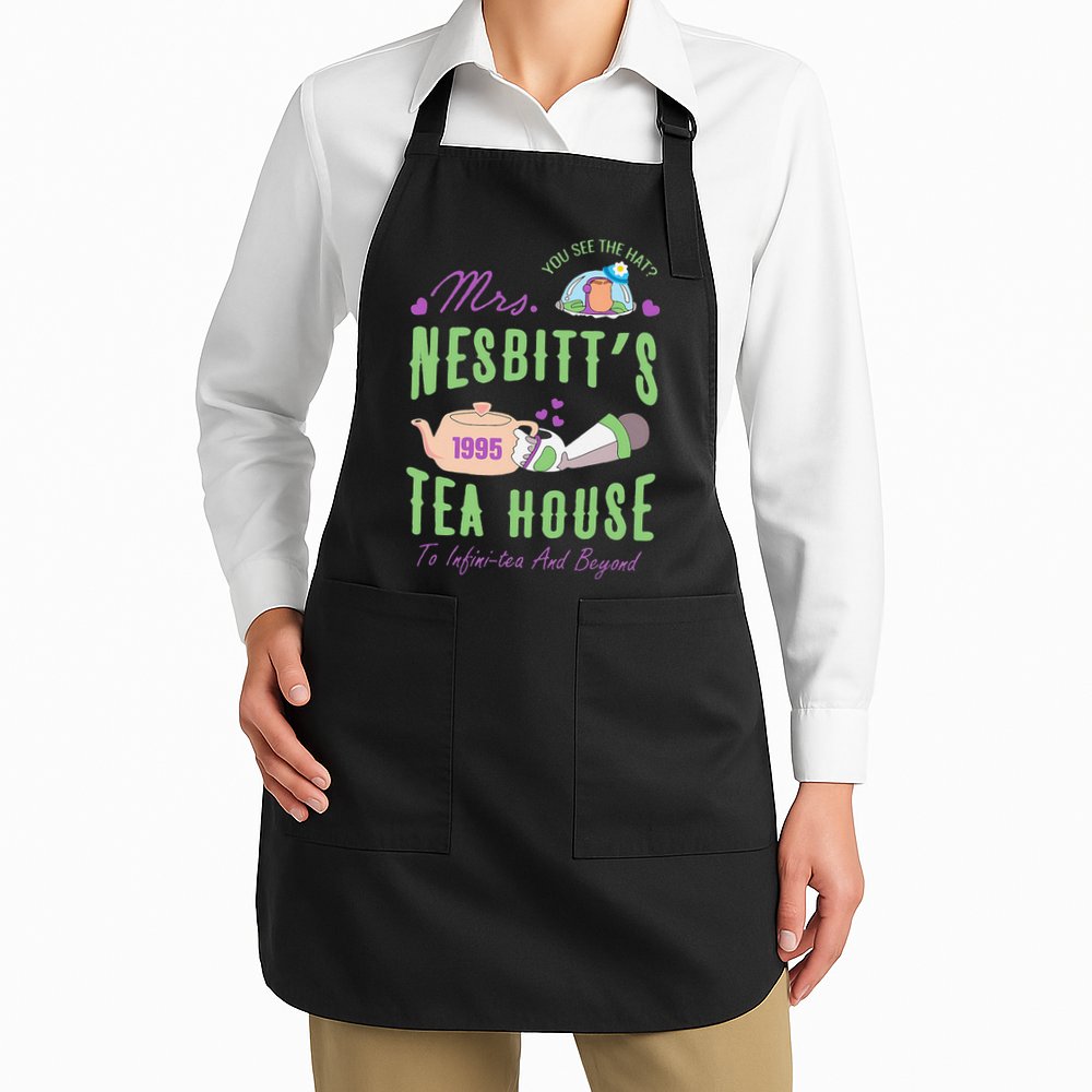 Mrs NesbitS 1995 Tea House Infinitea And Beyond Apron