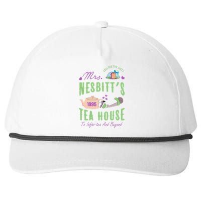 Mrs NesbitS 1995 Tea House Infinitea And Beyond Snapback Five-Panel Rope Hat