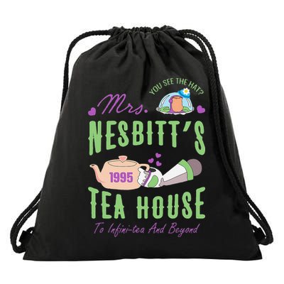Mrs NesbitS 1995 Tea House Infinitea And Beyond Drawstring Bag