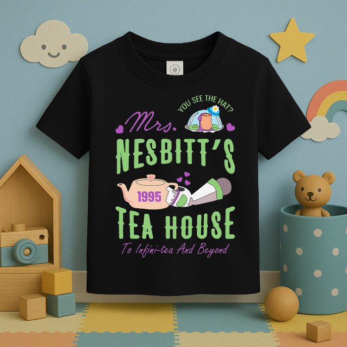 Mrs NesbitS 1995 Tea House Infinitea And Beyond Toddler T-Shirt