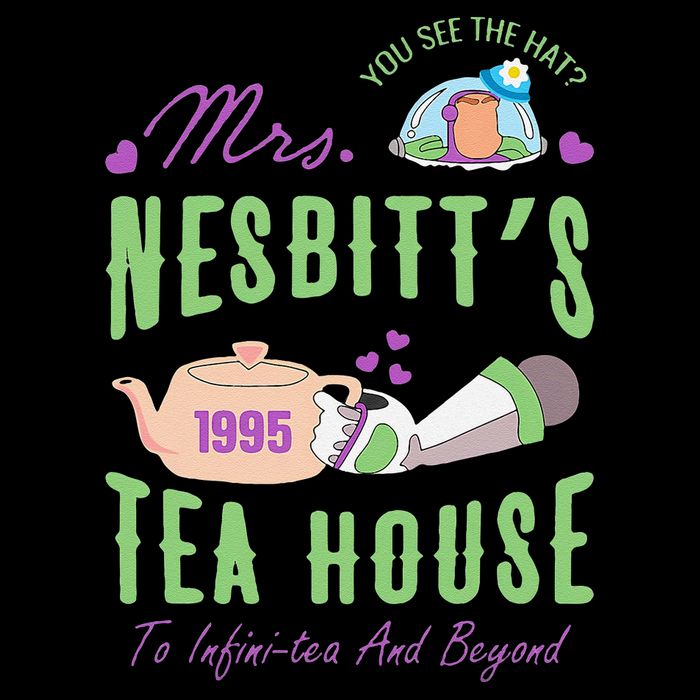 Mrs NesbitS 1995 Tea House Infinitea And Beyond Visor