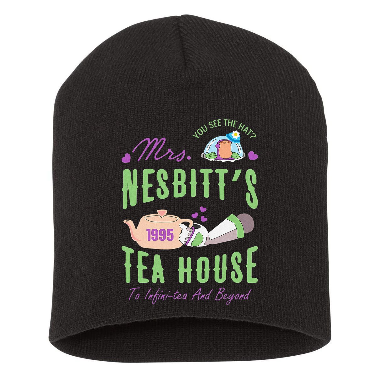 Mrs NesbitS 1995 Tea House Infinitea And Beyond Short Acrylic Beanie