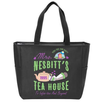 Mrs NesbitS 1995 Tea House Infinitea And Beyond Zip Tote Bag