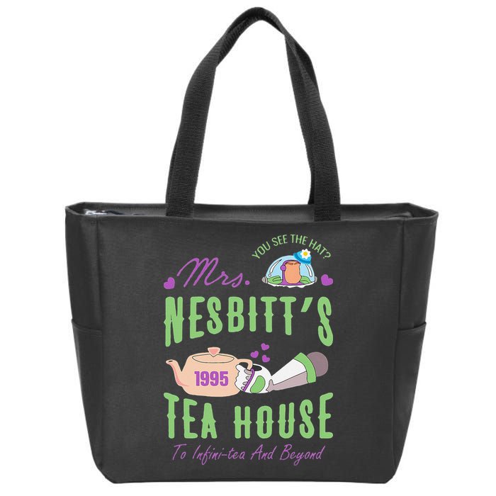 Mrs NesbitS 1995 Tea House Infinitea And Beyond Zip Tote Bag
