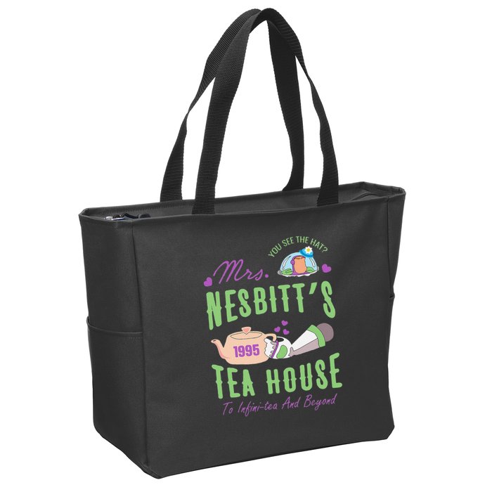 Mrs NesbitS 1995 Tea House Infinitea And Beyond Zip Tote Bag