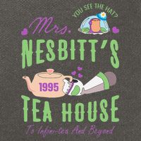 Mrs NesbitS 1995 Tea House Infinitea And Beyond Cotton Canvas Backpack