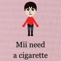 Mii Need A Cigarette Funny Wii 25L Jumbo Tote