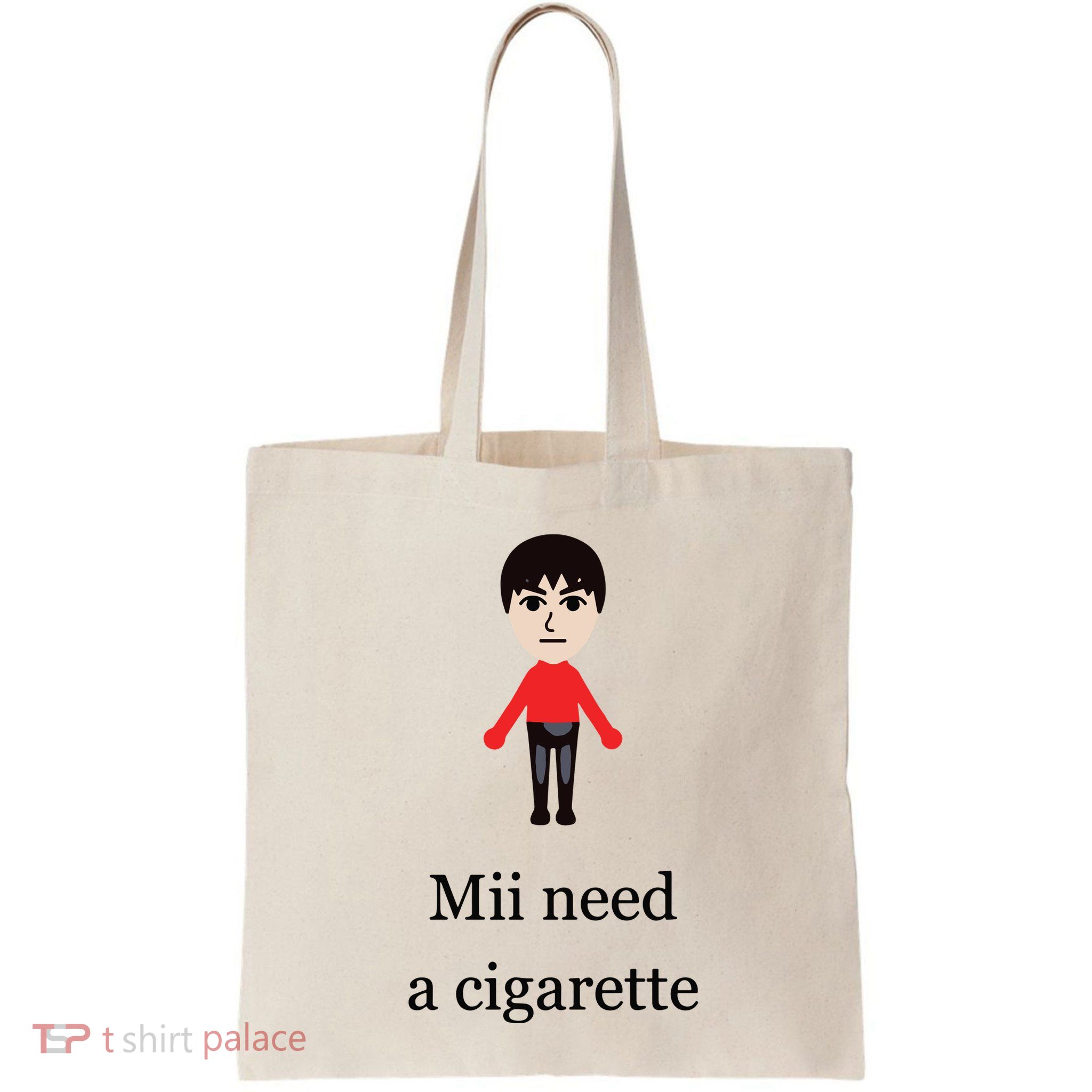 Mii Need A Cigarette Funny Wii Bag