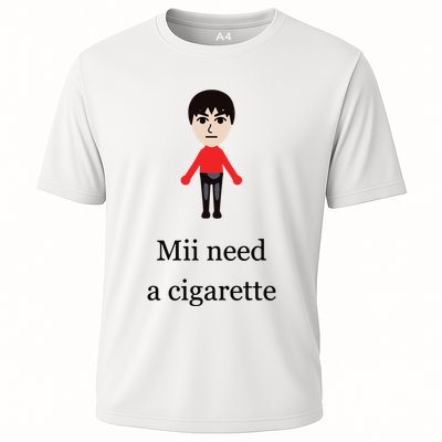 Mii Need A Cigarette Funny Wii Performance Shirt