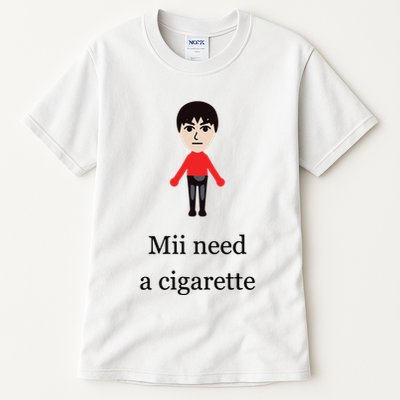Mii Need A Cigarette Funny Wii Tall T-Shirt