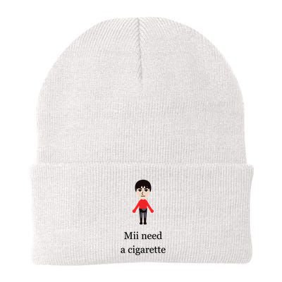Mii Need A Cigarette Funny Wii Beanie