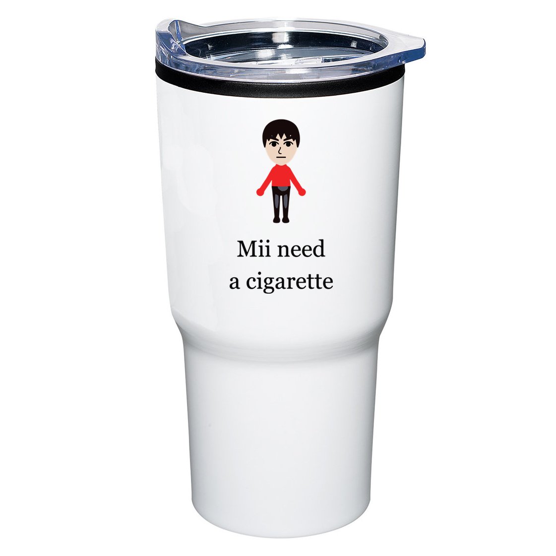Mii Need A Cigarette Funny Wii Tumbler
