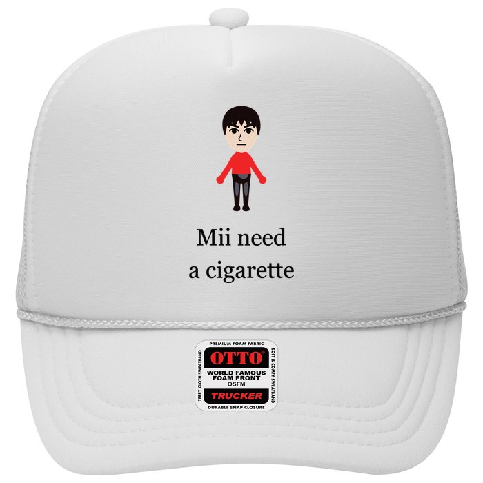 Mii Need A Cigarette Funny Wii Hat