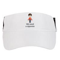 Mii Need A Cigarette Adult Drive Performance Visor