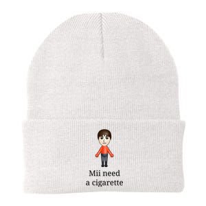 Mii Need A Cigarette Knit Cap Winter Beanie