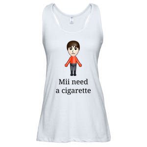 Mii Need A Cigarette Ladies Essential Flowy Tank