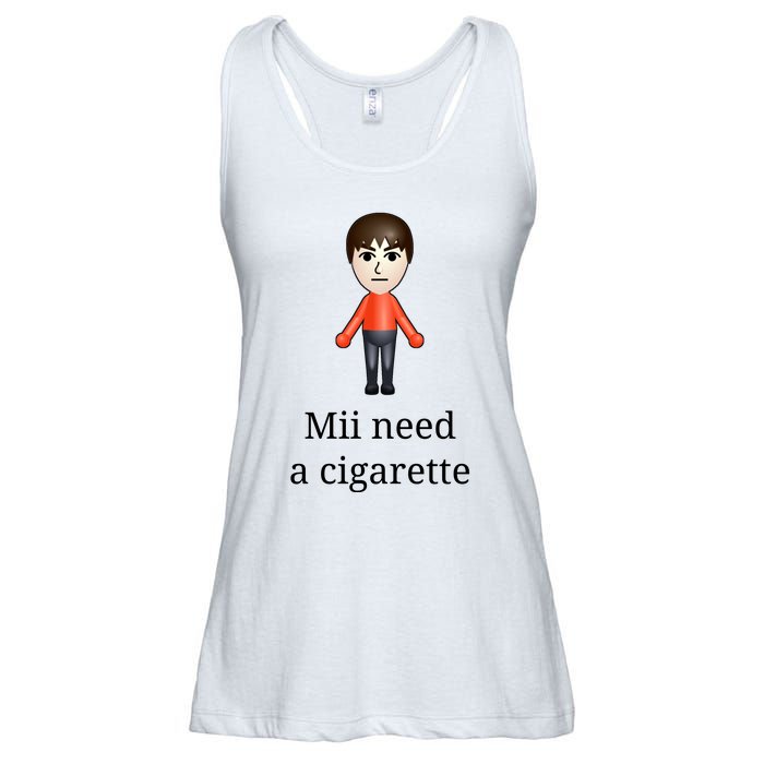 Mii Need A Cigarette Ladies Essential Flowy Tank