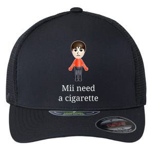 Mii Need A Cigarette Flexfit Unipanel Trucker Cap