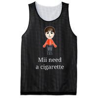 Mii Need A Cigarette Mesh Reversible Basketball Jersey Tank